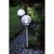 Solcell Lampa Glaskula 2-pack LED Krom