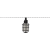 Slinga 210cm 8 lampor Svart Klar