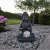 Solcellsdekoration Buddha Grå 18x27x16cm