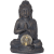 Solcellsdekoration Buddha Grå 18x27x16cm