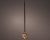 Glaskula LED Brun 14cm