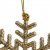 Stjärna/Snöflinga 10cm Guld Light Gold