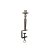 Ljusstake Antik Mässing H26,5cm