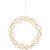 Krans Curly Mässing 30x30x6cm