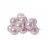Kulor Tråd 2cm Rosa 12-pack