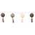 Ljusslinga Jolly Tassel Light Beige 10st 135x14x6cm