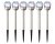Solcell LED Färgskiftande 6x27,5x26cm 6-pack