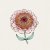 Zinnia, Zinderella Peach