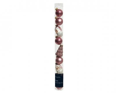 Julkula Mix 2-6cm Mörkrosa Mix 9-pack