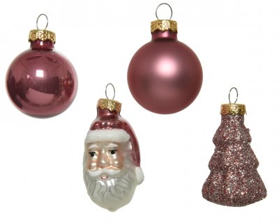 Julkula Mix 2-6cm Mörkrosa Mix 9-pack