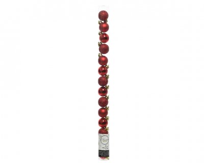 Julkula 3cm Röd Mix 9-pack