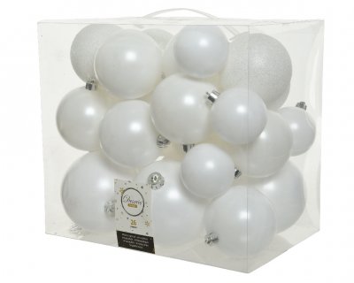 Julkula 6-10cm Vit 26-pack