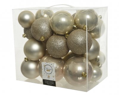 Julkula 6-10cm Pärlemor 26-pack