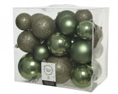 Julkula 6-10cm Grön 26-pack