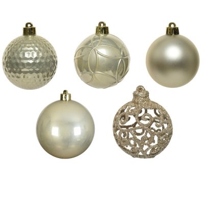 Julkula 6cm Mix Pearl 37-pack