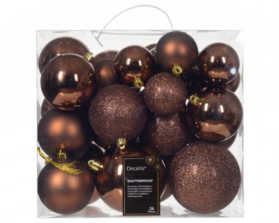 Julkula 6-10cm Mörkbrun 26-pack