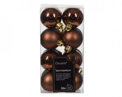 Julkula 4cm Mörkbrun 16-pack