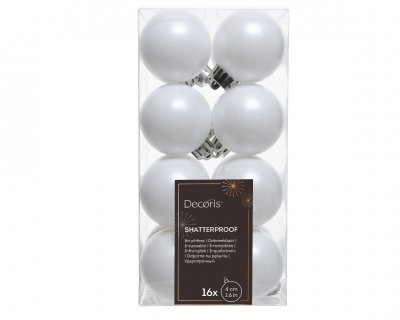 Julkula 4cm Vit 16-pack