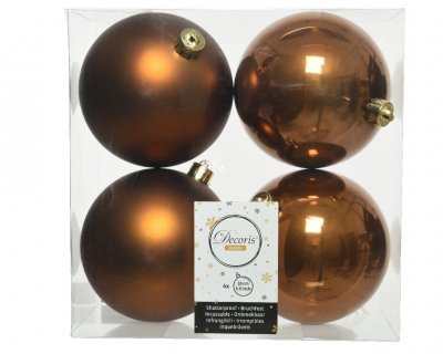 Julkula 10cm Brun 4-pack