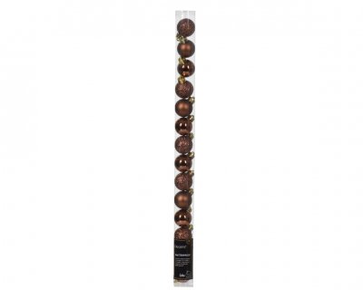 Julkula 3cm Mörkbrun Mix 14-pack