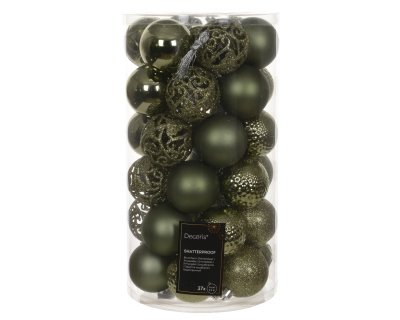 Julkula 6cm Mix Ljusgrön 37-pack Rosemary Green
