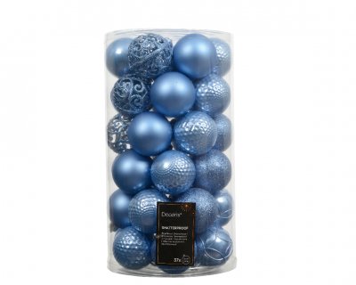 Julkula 6cm Mix Blå 37-pack Sky blue