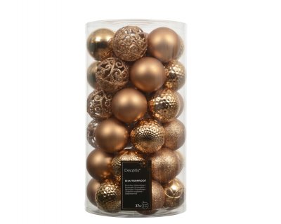Julkula 6cm Mix Ljusbrun 37-pack Brandy