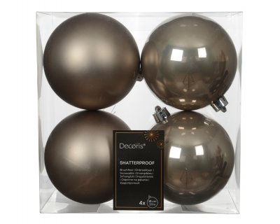 Julkula 10cm Beige 4-pack Smokey Pearl