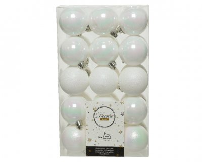 Julkula 6cm Vit Mix 30-pack