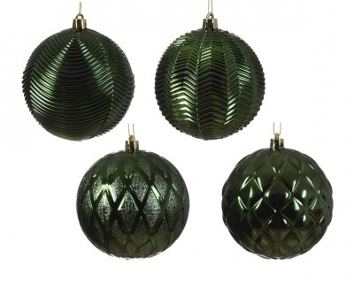 Julkula 10cm Mörkgrön 1-pack