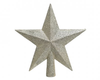 Toppstjärna 19x19x4,2cm Pärlemor
