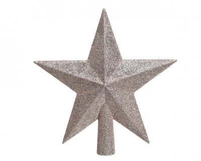 Toppstjärna 19x19x4,2cm Ljusrosa
