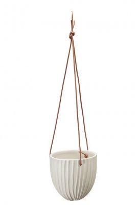 Ampel Sigrid Vit Matt 17x17+60cm