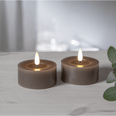 Värmeljus Flamme Mullvad 2-pack