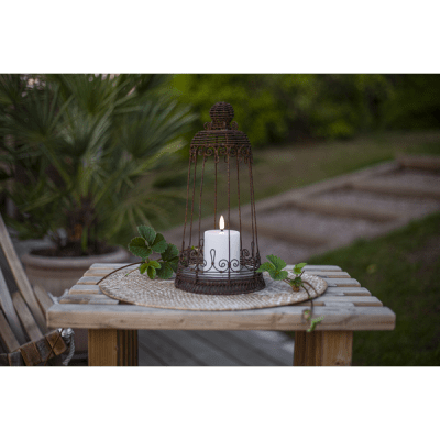 Ljus LED Flamme Paula Vit 6x10cm