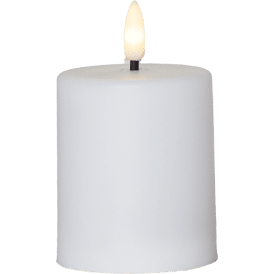 Ljus LED Flamme Paula Vit 6x10cm