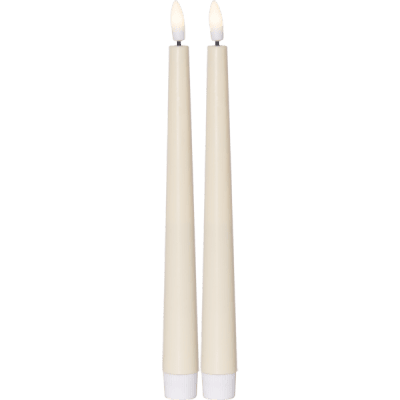 Antikljus LED Flamme Candy Gul 2-pack