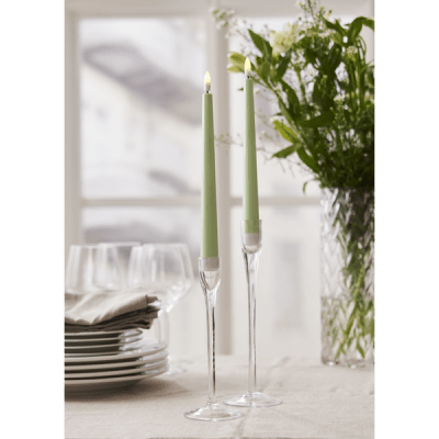 Antikljus LED Flamme Candy Grön 2-pack