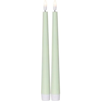 Antikljus LED Flamme Candy Grön 2-pack