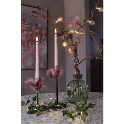 Antikljus LED Flamme Candy Rosa 2-pack