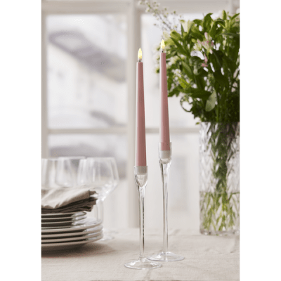 Antikljus LED Flamme Candy Rosa 2-pack