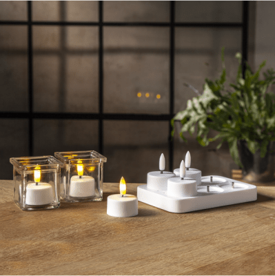 Värmeljus Flamme 6-pack LED Charge