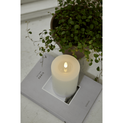 Blockljus LED Inne Flamme Flow 15x7,5cm