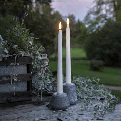 Antikljus LED Flamme Ute 2-pack