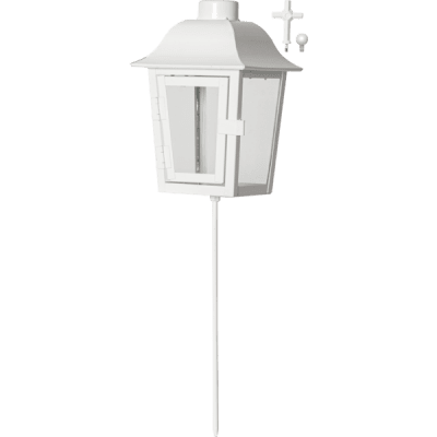 Gravlykta Serene Vit 46x13,5cm