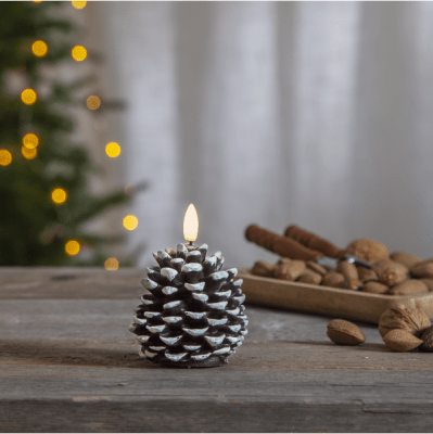Blockljus LED Inne Kotte 10x8cm