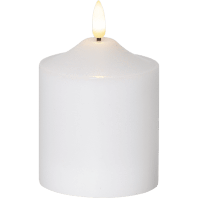 Blockljus LED Inne Flamme 7,5x12cm
