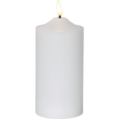 Blockljus LED Inne Flamme 7,5x17cm