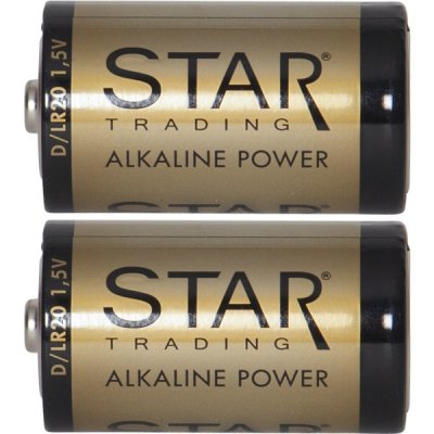 Batteri D 1,5V Power Alkaline 2-pack