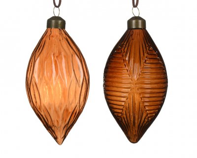Julgransprydnad 6,5x13,5cm 2-pack